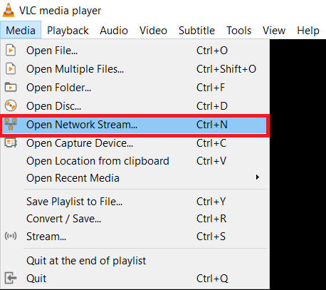 قائمة وسائط VLC