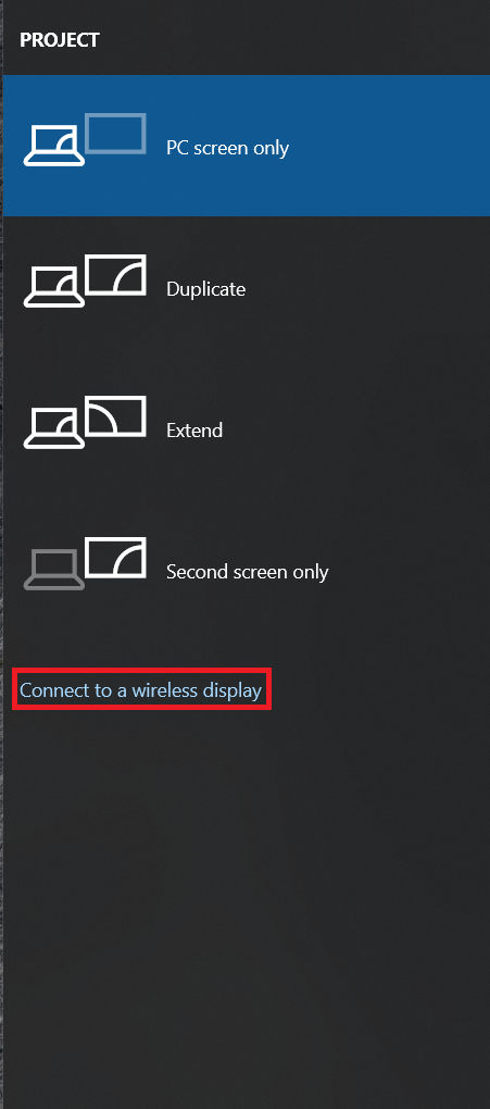 Configuració de pantalla de Windows 10