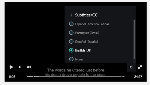 kā ieslēgt subtitrus