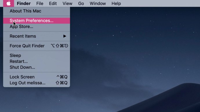 mac desktop systempræferencer