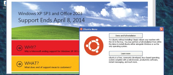 Kako nadograditi sa Windows XP na Ubuntu: najjeftiniji način nadogradnje s XP-a