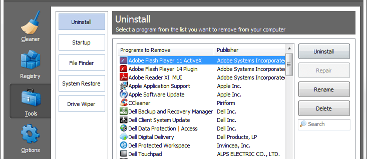 Πώς να απεγκαταστήσετε ένα πρόγραμμα στα Windows: αφαιρέστε ανεπιθύμητες εφαρμογές από τον υπολογιστή σας