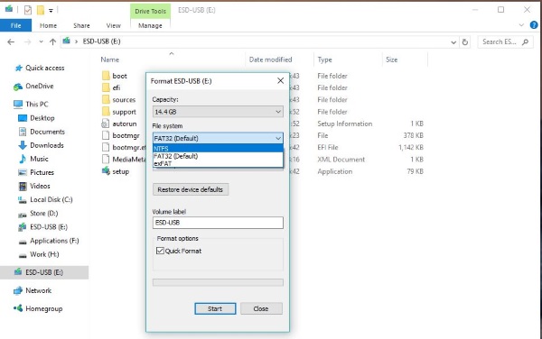 Kuidas parandada Windows2 tõrkeid „faili liiga suur sihtfailisüsteemi jaoks”.
