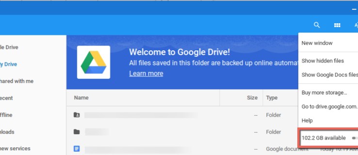 كيفية تحرير مساحة على Google Drive